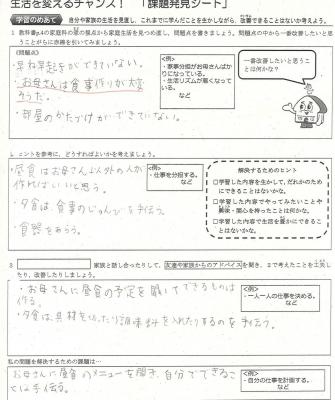 生活を見直したよ 生活を見直したよ