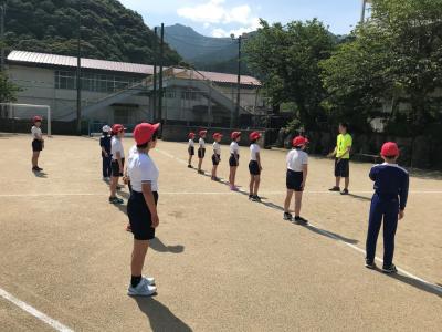 十分に間隔をとり整列します