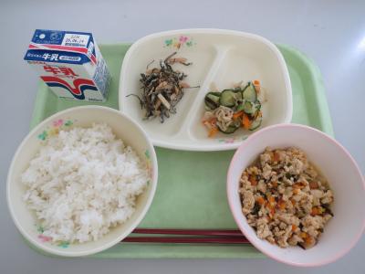今日の給食です 今日の給食です