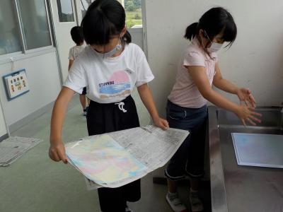 いろんな模様ができたよ いろんな模様ができたよ