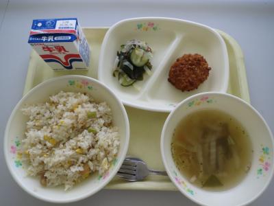 今日の給食です 今日の給食です