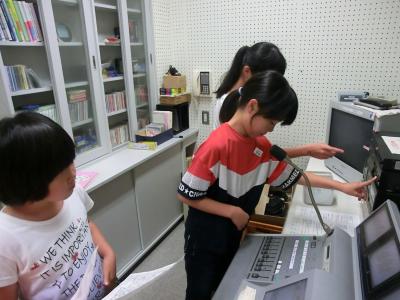 初めての校内放送です 初めての校内放送です