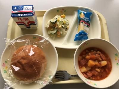 今日の給食です 今日の給食です