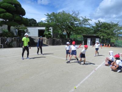 リレー練習の様子です