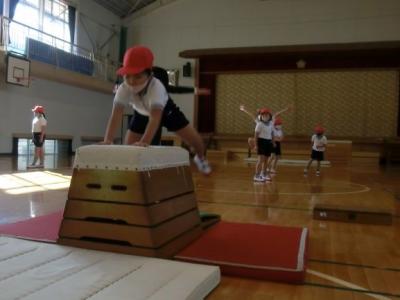 やった!跳べたよ! やった!跳べたよ!