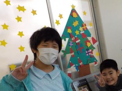 入口もクリスマスムード満点です 入口もクリスマスムード満点です