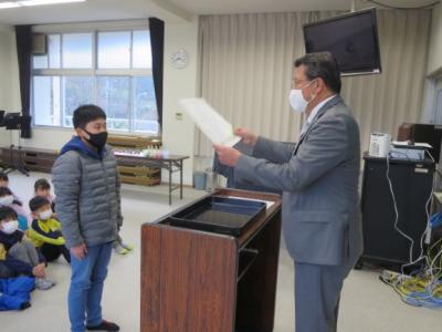 人権ポスターの表彰です 人権ポスターの表彰です