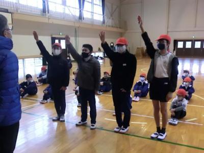 6年生児童による力強い選手宣誓 6年生児童による力強い選手宣誓