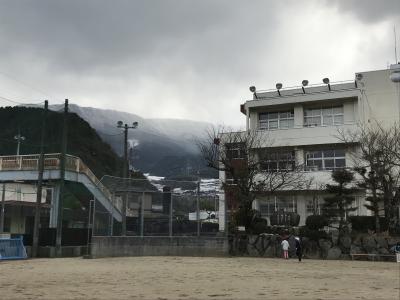 皿ヶ嶺も雪化粧しています