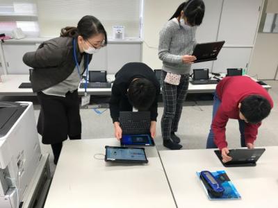 基本操作を体験しました 基本操作を体験しました