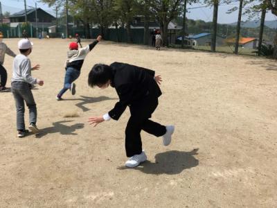一緒に遊んでくれました! 一緒に遊んでくれました!