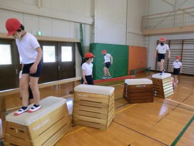 コースを考え、運動を楽しんでいます