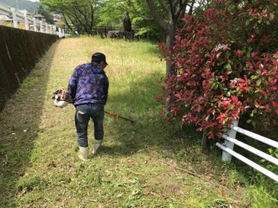 保護者の方が自主的に刈ってくださいました 保護者の方が自主的に刈ってくださいました