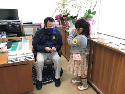 校長先生にたくさんほめてもらったよ! 校長先生にたくさんほめてもらったよ!