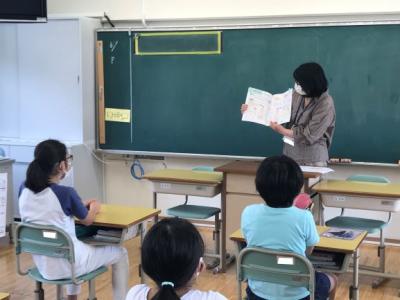 保健学習の様子です